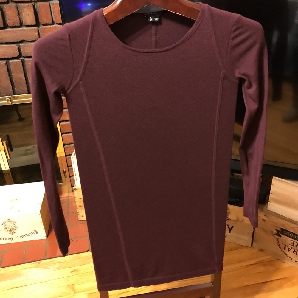 Theory stretchy fine merino wool dress size Xs